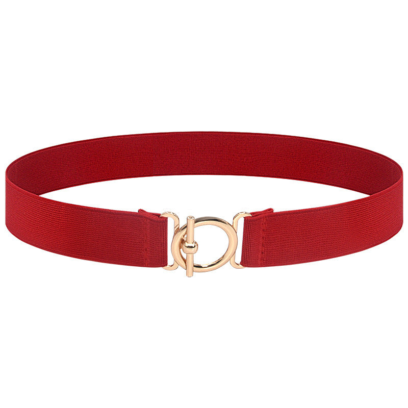 Women's Elastic Waistband Fashion Stretch Corset Korean Style Versatile Dress Decoration Thin Belt Women's Elastic Waistband Fashion Stretch Corset Korean Style Versatile Dress Decoration Thin Belt